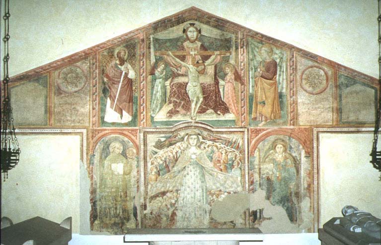 Affresco all'altare